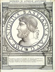 Caracalla (Antonius Bassianus), illustration fra 